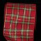 The Ribbon People Red and Gold Tartan Plaid Wired Craft Ribbon 5" x 40 Yards